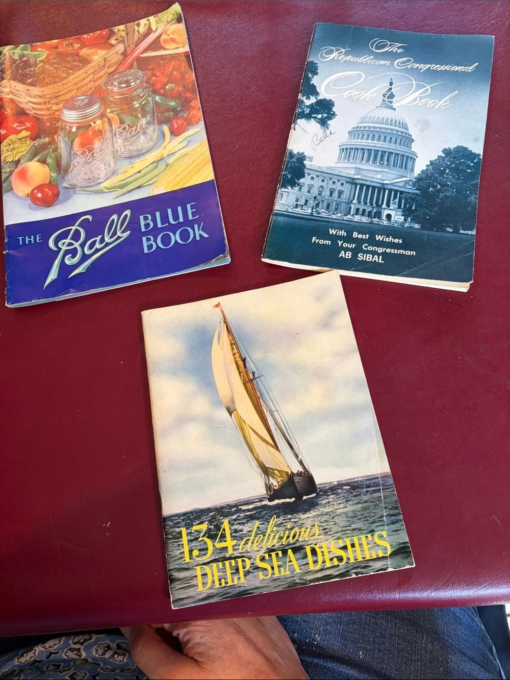 Vintage cookbooks